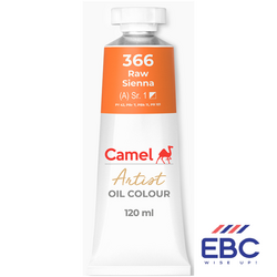 CAMEL Artist Oil Colours - 366 Raw Sienna 120ML